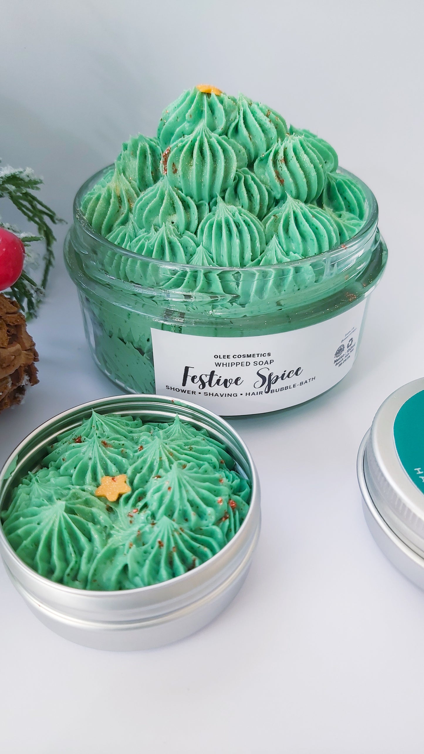 Festive Spice whipped Soap. (  Festive collection)