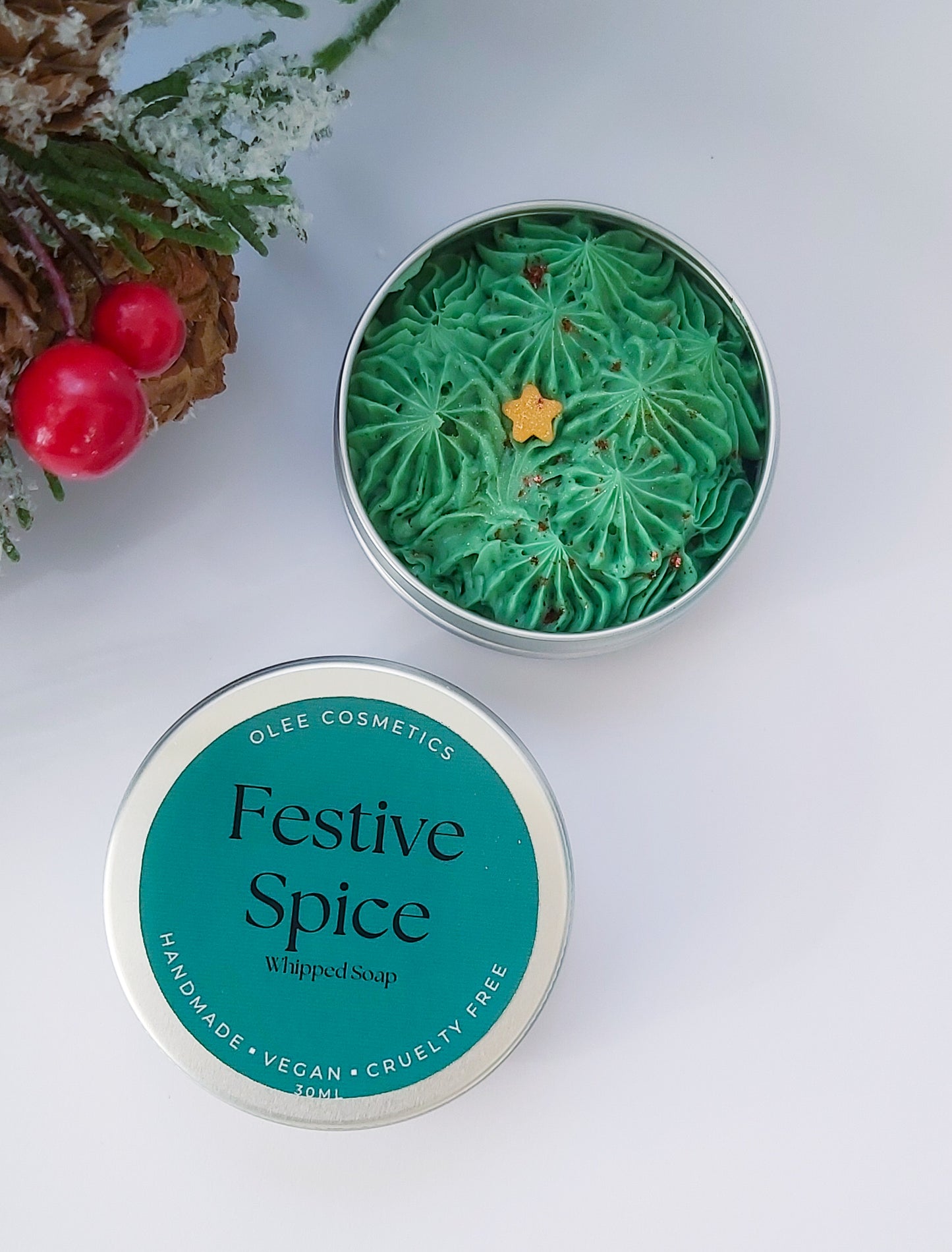 Festive Spice whipped Soap. (  Festive collection)