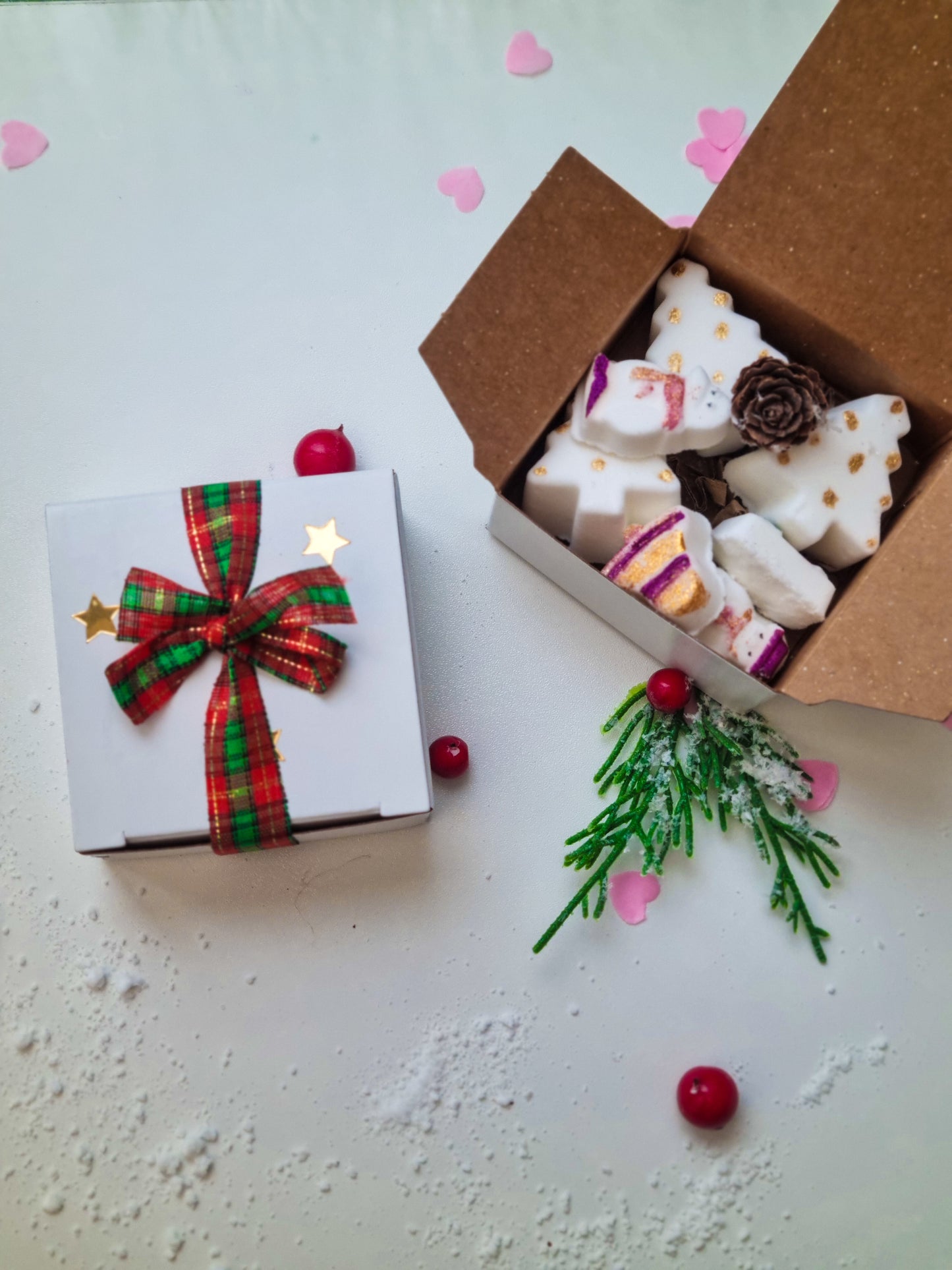 Festive  Mini bath bombs.