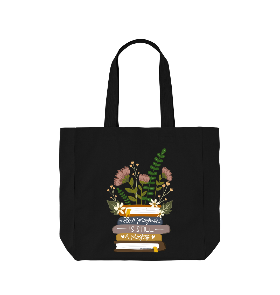 Black Certified Organic shopping  bag