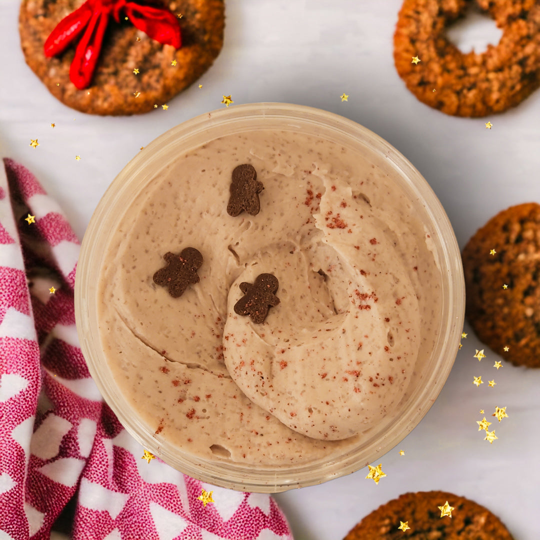 Gingerbread whipped Soap. (  Festive collection)