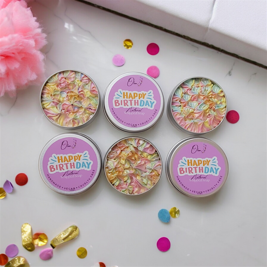 Happy Birthday! Whipped Soap (50ml tin)