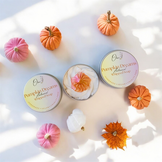 Pumpkin Dreams Whipped Soap.