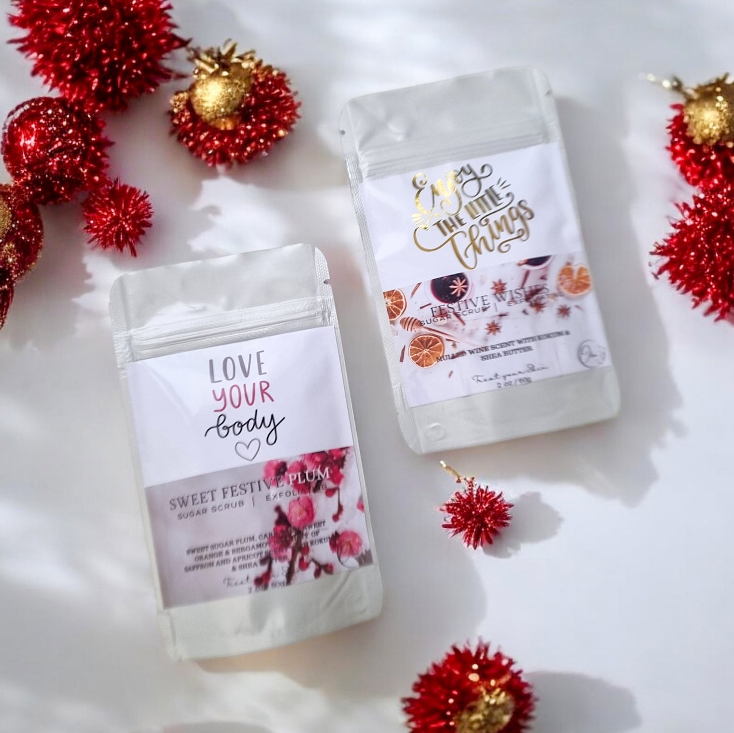 Festive Sugar Scrub - Duo