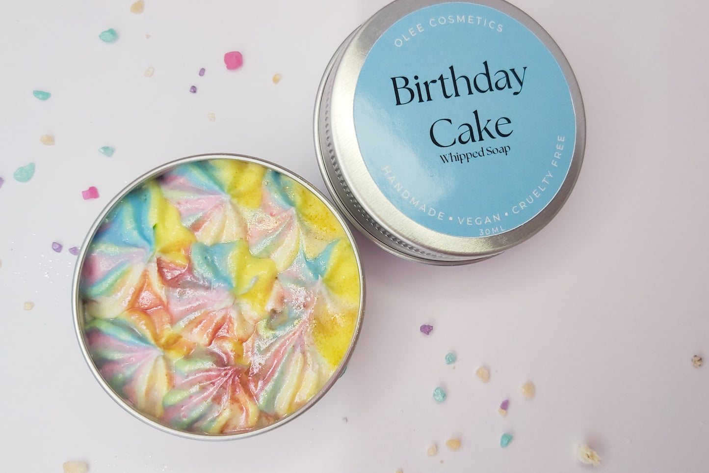 Birthday Cake Whipped Soap